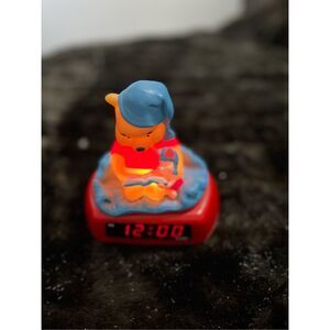 Vintage Winnie the Pooh & Piglet Fantasma Alarm Clock & Night Light Tested Works
